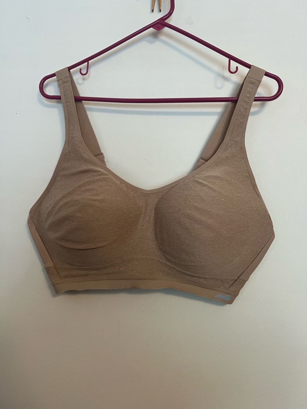 Avia Seamless Wireless Bra - Tan